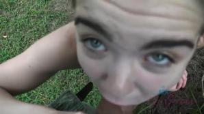 You go out with Megan on your last full day.